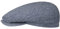 Stetson Belfast Silk Schiebermütze Herren - Flatcap aus Seide - Herrencap Made in EU - Seidenmütze Frühjahr/Sommer - Flat Cap blau 57 cm