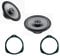 Hertz LINEA UNO Altoparlanti coassiali da 165 mm X165 (220 W) + supporti casse OPEL Astra H dal 2005 e Corsa D dal 2006 Anteriore 165 cm