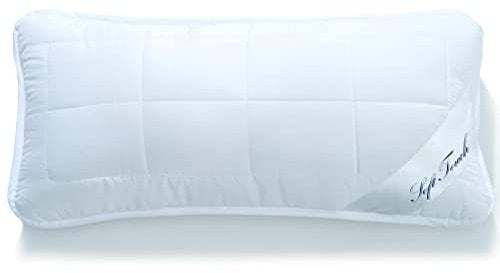 aqua-textil Kopfkissen 40 x 80 cm Reißverschluss Nackenkissen 650g klimaregulierend Oeko-TEX
