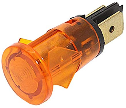 FIMAR - Indicatore luminoso originale arancione 230 V, per vari elettrodomestici