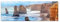 PICSonPAPER Leinwandbild Küste Australien 12 Apostel, 90 cm x 30 cm, Dekoration, Kunstdruck, Wandbild, Geschenk, Leinwand Natur (Australien)