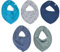 Pippi Halstuch 5er Pack Baby Dreieckstücher Halstücher SPARPACK (All Cool Waters)