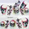 Halloween Nail Art Stickers Water Transfer Decal 3D Skull Nail Art Sticker Manicure Tool for Halloween Party