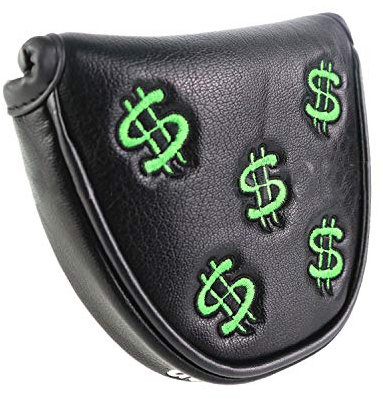 Loxasum Golf Putter Headcover Mallet Leather Cute Husky Animal Replacement Covers Compatible with Odyssey 2 Ball Putter, Scotty Cameron, Taylormade, Titleist, Ping and Mizuno