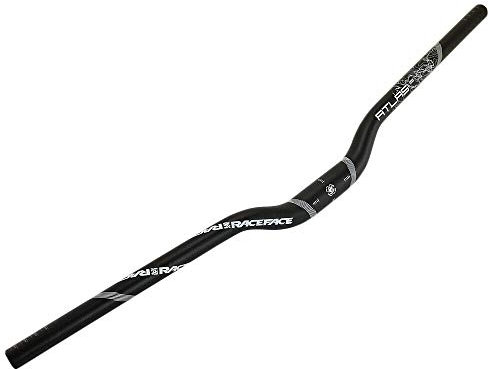 RaceFace Atlas 1.25 Inches Riser 31.8 x 785mm Handlebar 32mm Rise All Mountain Bar, Black, RF1981