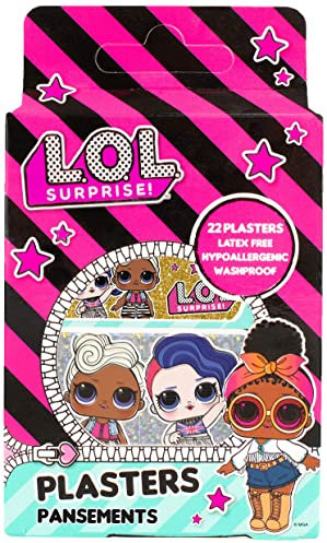LOL Surprise Enfants Pansements / 4 Tailles / 22 Motifs / Sans Latex Hypoallergéniques / Lavables