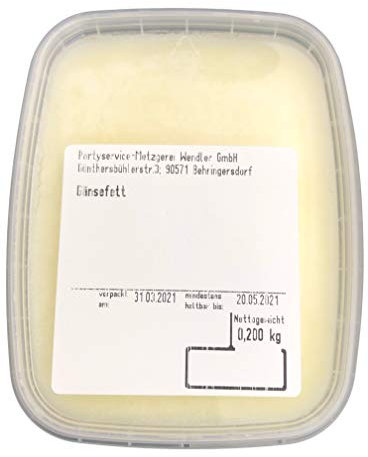 Gänsefett/Gänseschmalz hausgemacht (1000gr)