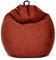 Green Bean Indoor XXL Sitzsack mit 300 Liter mit EPS-Perlen Füllung - Kuschelig Weich Waschbar - Drinnen Stoff Bodenkissen Liegekissen Sitzkissen - Cherry Rot