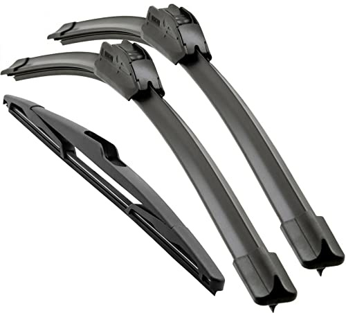Trades-Best Front- und Heckscheibenwischer Set für Vectra C GTS | 2002-2008 Flachbalken