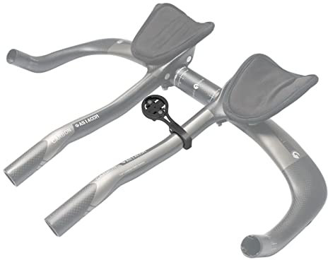 22,2 mm TT Fahrradlenker-Halterung – Garmin Fahrradhalterung für Garmin Edge, kompatibel mit Fahrrad-GPS-Computer, Wahoo, Bryton, Cateye, GoPro Full Range und Taschenlampe (schwarz)