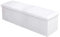 Home Republic Storage Ottoman, Padded Foldable Bench, Chest with Lid, Perfect for Bedroom, Hallway, Living Room (White, 110x38cms)