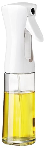 Spray Olio Spruzzatore Olio 500 ml Vaporizzatore da Cucina Nebulizzatore Alimentare per Friggitrice Ad Aria Flacone Spray da Cucina Bottiglia Trasparente Ricaricabile ergonomica portatile multiuso
