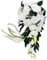 ISAKEN Brautsträuße Romantische Wasserfall Hochzeitssträuße Kunstblumen Rose Blumen Hochzeit Bouquets Brautjungfer Halten Blume Blumensträuße für Hochzeit Brautjungfer Hochzeitsdekoration