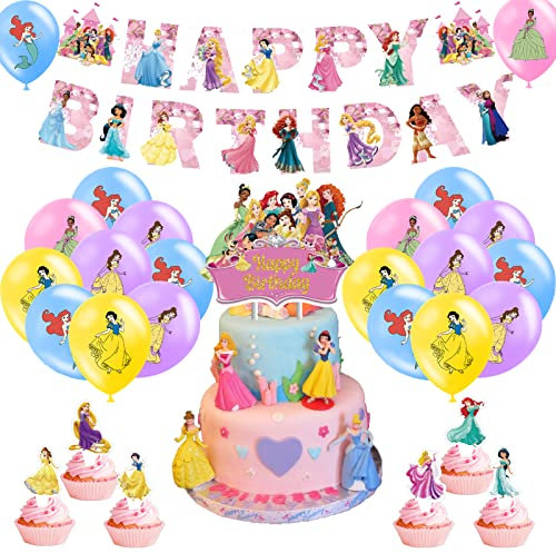 Prinzessin Geburtstagsdeko Princess Geburtstag Deko Prinzessinen Deko Geburtstag Princess Luftballons Geburtstag Prinzessin Luftballons Deko Prinzessinnen Torte Deko Princess Banner Geburtstag