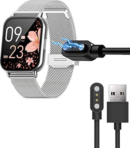 Blueshaweu Ladekabel Kompatibel mit SWGOTA 2023 Smartwatch Damen 1.85, Kabel Ladegerät Ladestaion für SWGOTA CS2 PRO Smartwatch (schwarz)