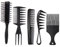 Nivaobi Haarkamm und Haarbürste Set Herren 5 Stücke Hair Styling Kämme Männer Locken Kamm Professionelle Salon Friseur Haarkamm Antistatischer kämme bürsten Öl Kopf Kamm