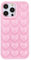 DMaos for iPhone 15 Pro Max Case for Women, 3D Pop Bubble Heart Kawaii Gel Cover, Cute Girly for iPhone15 Pro Max 6.7 inch - Pink