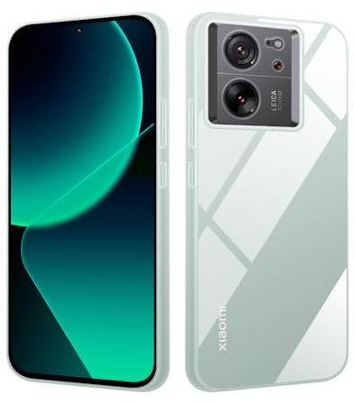 HSP Funda para Xiaomi 13T Pro [resistente al polvo] Carcasa protectora silicona TPU | Anti-arañazos Antigolpes Anti-Choques | Protección de cámara | Suave Blanda Delgada Case | Transparente