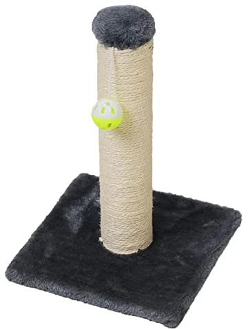GREATOOL Árbol Rascador para Gatos de Sisal Natural, Árbol Rascador de Poste Alto, Fácil Montaje y Correa Antideslizante (Modelo D)