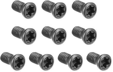 sourcing map M3.5x8mm Torx Screws for Replaces Carbide Insert CNC Lathe Tool 12.9 Grade Alloy Steel 10pcs