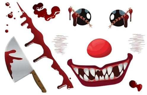 Shurzzesj Autocollant de toilette d'Halloween, autocollants d'horreur d'Halloween | Autocollant sanglant de couvercle de toilette d’Halloween,Autocollants de siège de toilette d'horreur, autocollants