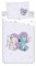 My sweety pop - Bettwäsche für Kinder – Lilo&Stitch – Stitch und Angel – 2-teilig – Kinder – Bettbezug – wendbar – 140 x 200 cm – Kissenbezug – 70 x 90 cm – Baumwolle – Violett – Mädchen
