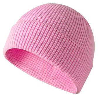 Irzaki Berretto invernale da donna, lavorato a maglia, caldo, per attività all'aria aperta, Colore: rosa., Taglia unica