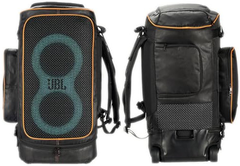 Hzycwgone Hülle Rucksack Tragetasche Reise Robuste Umhängetasche Schutztasche für JBL Partybox Stage 320/Partybox 310 Tragbare Bluetooth Party Lautsprecher Box,Schwarz
