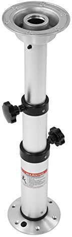 HAUTFENM Adjustable Table Pedestal, Removable Table Support Legs 430-745mm, Aluminum Alloy Camper Table Base Bracket or Caravan, Boat, Yacht