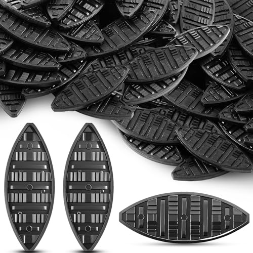 Teenyyou 40 Pcs Biscuit Joiners Plastic Self Clamping and Gripping Plates Biscuit Joiner Tool for Woodworking Composite Deck Fixed Door Frame Furniture Framing