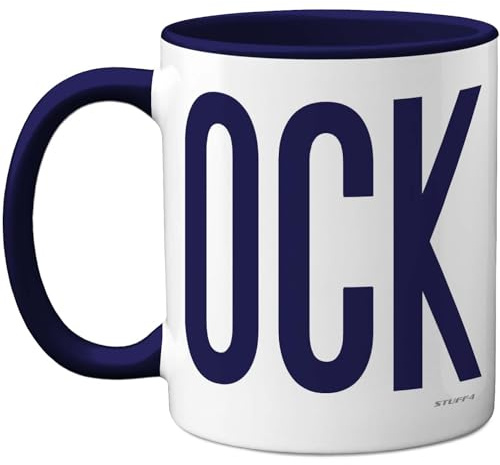 Stuff4 Unhöfliche Geschenke – marineblaue C*ck-Tasse – lustige Geschenke für Männer und Frauen von Freunden, Kollegen, schwörende Geburtstagsgeschenke, lustige Geburtstagsgeschenke, 325 ml
