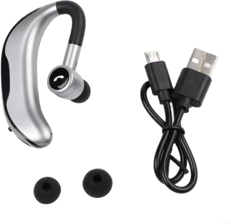 Running Earbuds Wireless Earbuds for Android for ios Open Ear Design Ergonomic Fit Waterproof Sports Headphones Fast Charge Black (Gray)