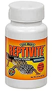 ZooMed Reptivite ohne Vitamin D3, 57g, Nahrungsergänzungsmittel Vitamine für Reptilien