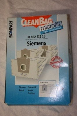 CleanBag Staubsaugerbeutel M162SIE15 für Siemens Bosch TYP F