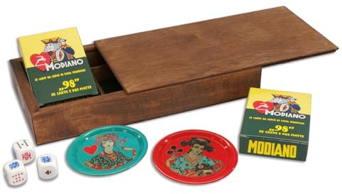 MODIANO Scatola in frassino spazzolato noce - Made in Italy