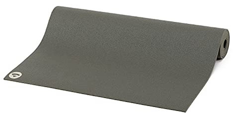 Bodhi Yogamatte Rishikesh Premium 60 XL | Matte für Yoga & Pilates | Antirutschmatte für deine Yogapraxis | Rutschfest & Schadstofffrei | Made in Germany | OEKO-TEX 100 | Trainingsmatte | grau