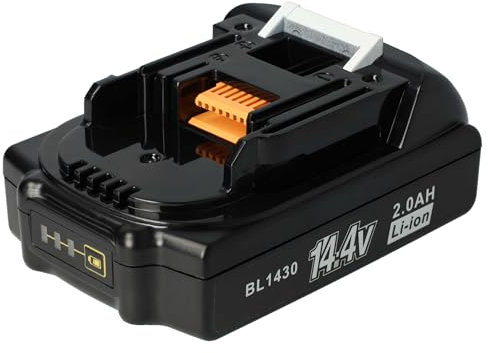 vhbw Batterie Compatible avec Makita DMR106, DMR106B, DMR108, DSS500, DML807, DML808, DMR108B, DSC102 Outil électrique (2000 mAh, Li-ION, 14,4 V)