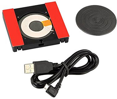 Inbay Nachrüst-Kit für induktives Laden von iPhone, Samsung 1 Spule Micro USB mit Montagebox