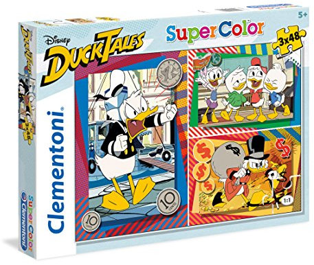 Clementoni 25226 Duck Tales Puzzle, 144 Teile