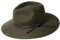 Bailey Piston Fedora Hut aus Wollfilz - Olivgrün - M