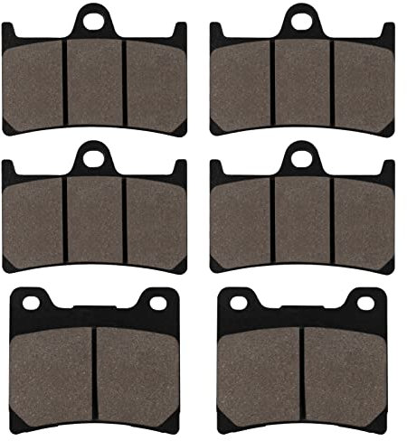 Cyleto Bremsbeläge vorne und hinten für YAMAHA XJR1300 L 1999 XJR 1300 M 2000 XJR1300SP 1999-2001 YZF 600 R Thundercat 1996-2003 ZF 1000 R Thunderace 1996-2002