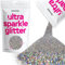 Hemway Ultra Sparkle Glitter - Gun Metal Grey Holographic | Ultrafine Metallic Flakes for Resin & Epoxy Crafts | Supplies for Tumblers, Festival, Hair, Face, Body, Eye & Nail Art Decoration | 100 g