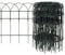 FLORALCRAFT® 10m x 0.4m Decorative Hoop Top Garden Border Fence - Strong Green PVC Coated Wire Fencing for Boundaries and Edging Flower Beds