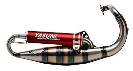 Motodak Pot Scooter de yasuni r Compatible avec Trekker/speedfight/Vivacity Silencieux Rouge
