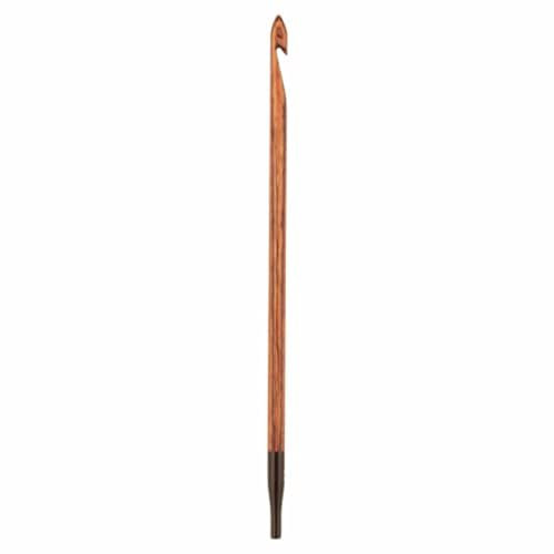 KNITPRO KP31262 Ginger: Afghan/Tunisian: Crochet Hook: 3.50mm, Holz, Braun, 3.5mm