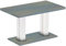 Brasilmöbel Säulentisch Rio UNO 140x80 cm Taubengrau Weiß Tisch Esstisch Pinie Massivholz Esszimmertisch Holz Küchentisch Echtholz Größe und Farbe wählbar