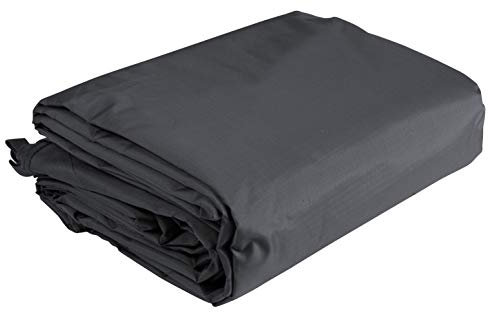 Windhager Multifunktions-Plane Ripstop, Schutzplane Premium, Abdeckplane, Allzweckplane, Zeltplane, 4 x 3m, 120g/m², grau