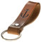 ELBERCRAFT® Schlüsselanhänger Leder ANKER Geschenk für Frauen oder Männer pflanzlich gegerbt braun mit gravur schwarz 12 cm made in Germany Leather Keychain