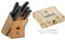 Zwilling Twin Pollux Set di Coltelli con Ceppo 7Pezzi, Rame, bambù, 7 Pezzi & Specials Set Di Posate Da Bistecca, Acciaio Inossidabile, 12 Pezzi