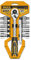 Ingco Jeu de Douilles 1/2-inch Cr-V 12 Pièces Cliquet à Dégagement Rapide Jeu d'outils de Clés HKTS12122